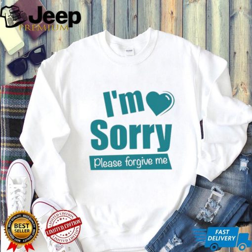 I’m Sorry Please Forgive Me Bryan Adams Blue Design Shirt