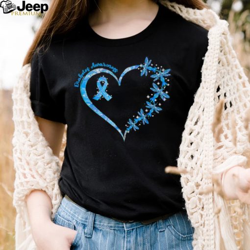 In November We Wear Blue Cure Diabetes Awareness T Shirt