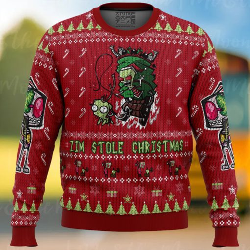 Invader Zim Doom Doom Doom Ugly Christmas Sweater