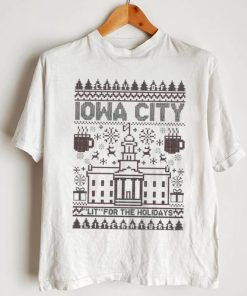 Iowa City Lit For The Holidays Ugly Sweatshirt