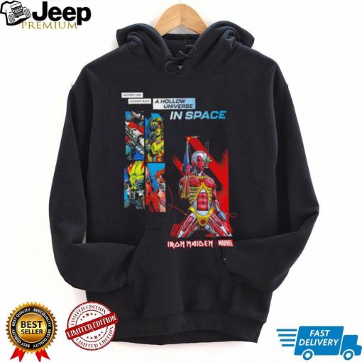 Iron Maiden X Marvel somewhere in time Guardians of the Galaxy a hollow Universe in Space shirt