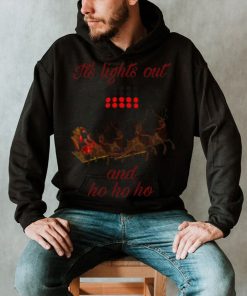 It’s Lights Out And Ho Ho Ho F1 Christmas shirt