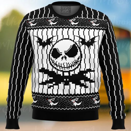 Jack Skellington The Nightmare Before Christmas Ugly Christmas Sweater