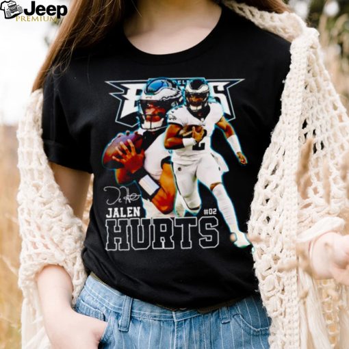 Jalen Hurts Football Signature Vintage Retro 80s 90s Style Perfect Gift For Football Shirt