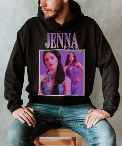 Jenna Ortega Purple Portrait Wednesday Addams Family shirt