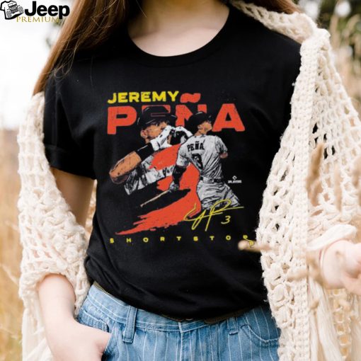 Jeremy Pena Houston Astros Double Shotstop Signature Shirt