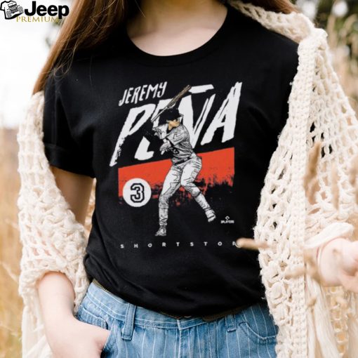 Jeremy Pena Houston Astros Grunge Shotstop Signature Shirt