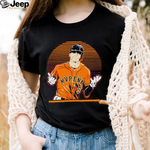 Jeremy Peña Mvpeña Shrug Houston Astros T Shirt