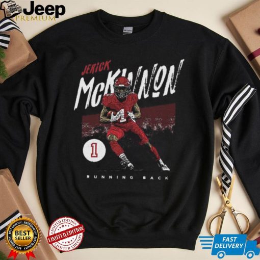 Jerick McKinnon Kansas City Chiefs Running Back Grunge Shirt