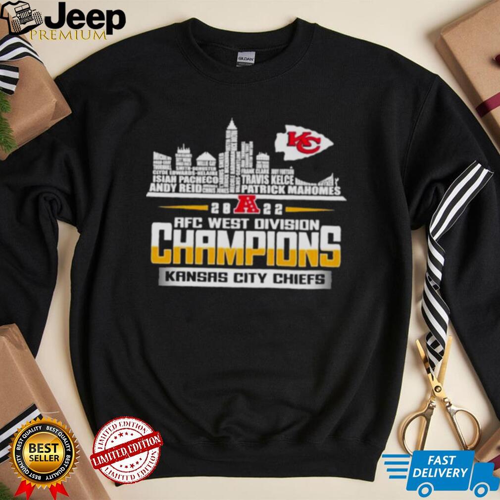 Official 2022 Kansas City Chiefs AFC west division Champions