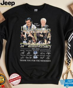 John Aniston Days Of Our Lives 57th Anniversary 1965 2022 Thank You For The Memories Signatures Shirt