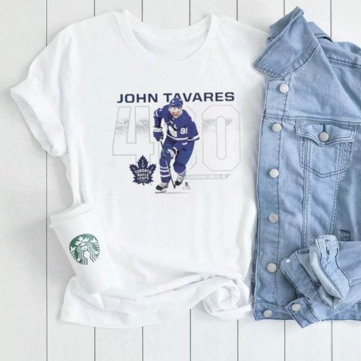 John Tavares Toronto Maple Leafs 400 Career Goals Shirt