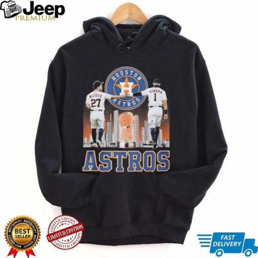 Jose Altuve And Carlos Correa Houston Astros Signatures Shirt