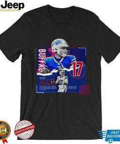 Josh Allen Football Paper Poster Bills T Shirt