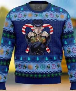 Josuke Higashikata Jojo’s Bizarre Adventure Ugly Christmas Sweater