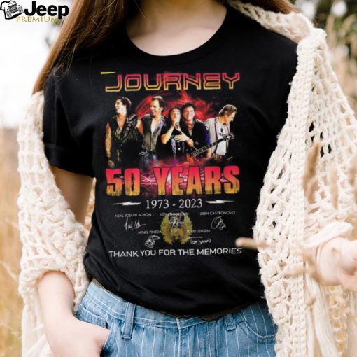 Journey 50 Years 1973  2023 Thank You For The Memories T Shirt