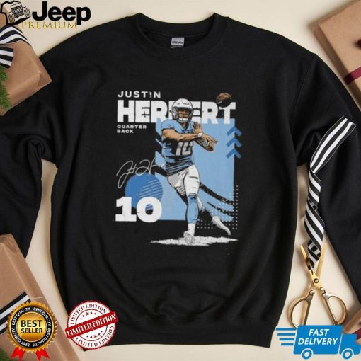 Justin Herbert Los Angeles Chargers Quarterback Squared signature shirt