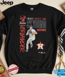 Justin Verlander Houston Astros 2022 AL Cy Young Award Winner Shirt