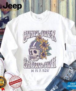 K State Wildcats Sunflower Showdown 14 In A Row Shirt