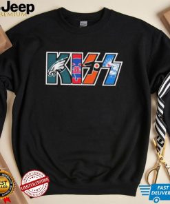 KISS Logo with Philadelphia Sports Team Logos Shirt