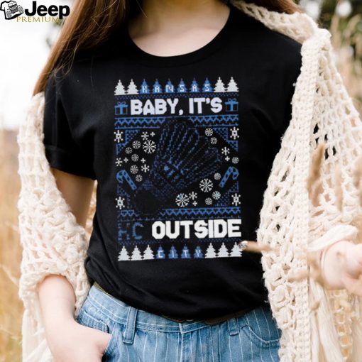 Kansas City Baby it’s KC outside ugly Christmas shirt