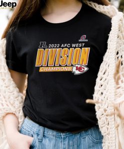 Kansas City Chiefs 2022 AFC West Division Champions Big & Tall Divide & Conquer T Shirt