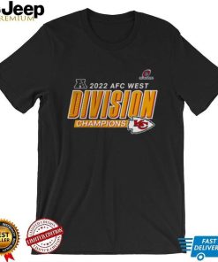 Kansas City Chiefs 2022 AFC West Division Champions Divide & Conquer T Shirt