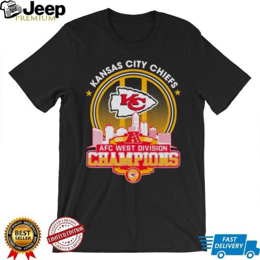 Kansas City Chiefs 2022 AFC west division Champions matchup skyline shirt