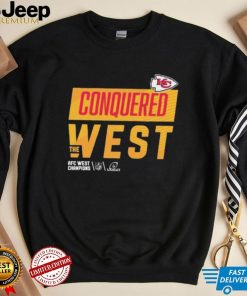 Kansas City Chiefs Conquered The West Champions 2022 Shirt