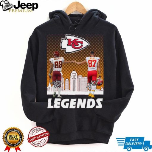 Kansas City Chiefs Gonzalez Kelce Legends City Signatures Signature Shirt