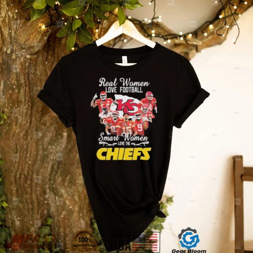 Kansas City Chiefs T Shirt Real Women Love Football Smart Women Love The Kansas City Chiefs Team 2022 Signatures