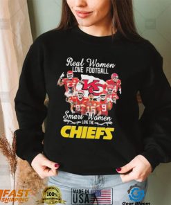 Kansas City Chiefs T Shirt Real Women Love Football Smart Women Love The Kansas City Chiefs Team 2022 Signatures