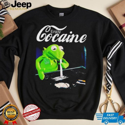 Kermit frog high enjoy Cocaine shirt