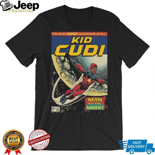 Kid Cudi Comic Design Superman Parody shirt