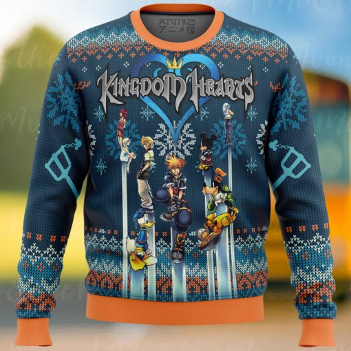 Kingdom Hearts Alt Ugly Christmas Sweater