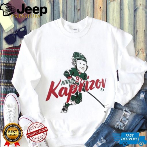 Kirill kaprizov player caricature shirt