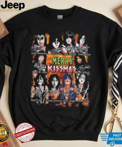 Kiss Band Merry Kissmas Christmas Signatures Shirt