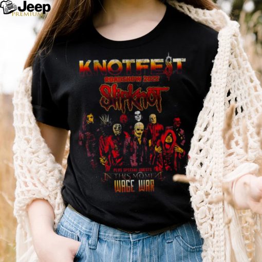 Knotfest Roadshow 2022 Slioknot Plus Special Guests In This Moment Wage War Shirt