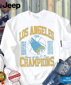 LA Basketball Home Of The 11 time Champions Shirt