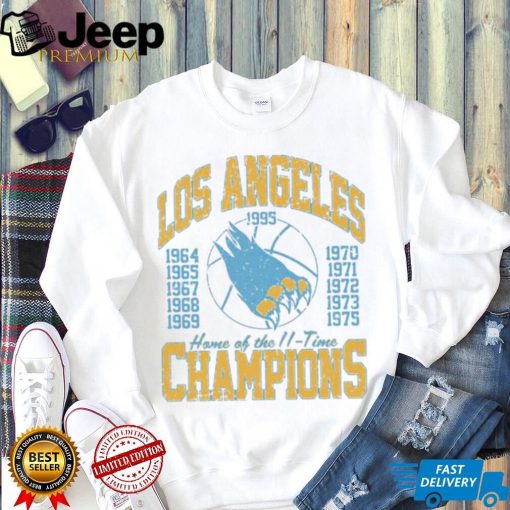 LA Basketball Home Of The 11 time Champions Shirt