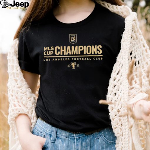 LAFC 2022 MLS Cup Champions Manager T Shirt