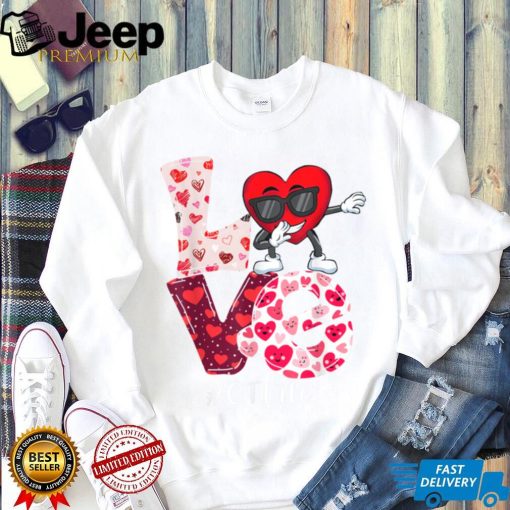 LOVE OT Occupational Therapy Valentine Dabbing Heart T Shirt