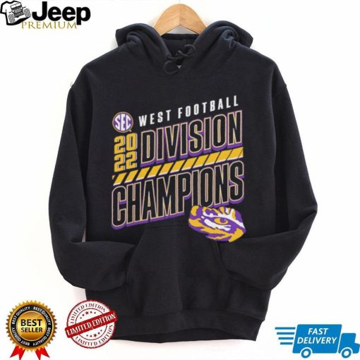 LSU Tigers 2022 SEC West Division Football Champions Shirt