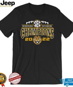 LSU Tigers 2022 SEC Western Division Champions shirt