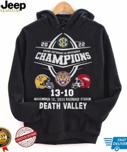 LSU Tigers 2022 Second Saturday In November Champions Death Valley Shirt