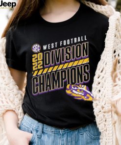 LSU Tigers Champions SEC West Division Football 2022 shirt