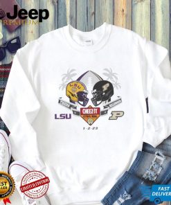 LSU Tigers vs Purdue Boilermakers 2023 Cheez It Citrus Bowl Shirt