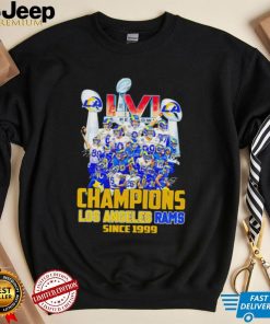 LVI Super Bowl Champions Los Angeles Rams since 1999 signatures shirt