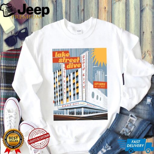 Lake street dive New York sept 10 11 2022 radio city music hall t shirt