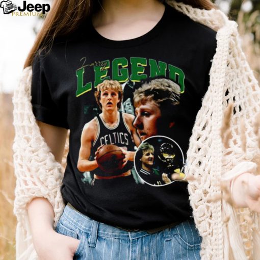 Larry Bird Boston Celtics Champion Legend Basketball Signature Shirt